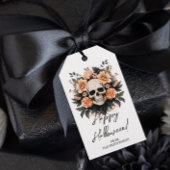 Gepersonaliseerde  bloemschedel cadeaulabel