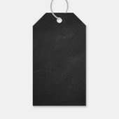 Gepersonaliseerde  bloemschedel cadeaulabel (Achterkant)