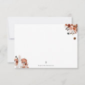 Gepersonaliseerde Bloemstukken & Geesten voor de O Notitiekaartje (Voorkant)