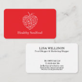 Gepersonaliseerde Blogger Influencer Content Creat Visitekaartje (Voorkant / Achterkant)