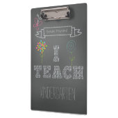 Gepersonaliseerde blokbord voor bloemen klembord (Links)