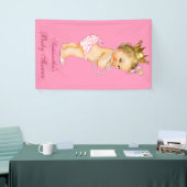 Gepersonaliseerde Blonde Weinig Baby shower van de Spandoek (Beurs)