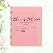 Gepersonaliseerde Bloom Believer Roze Paasplanner Planner