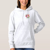 Gepersonaliseerde BLOOM WAAR U BENT GEPLANT Bloeme Hoodie (Voorkant)