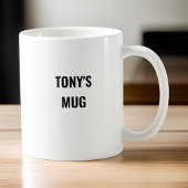 Gepersonaliseerde Blue Coffee Debug Refill Coder Koffiemok