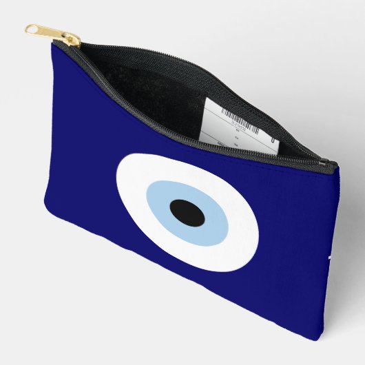 Gepersonaliseerde Blue Evil Eye Protection Symbool Etui (Open)