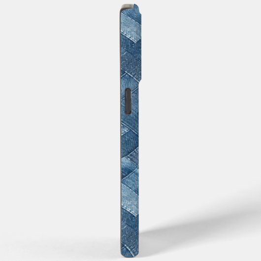 Gepersonaliseerde Blue Jean Denim iPhone / iPad ca Case-Mate iPhone Case (Achterkant / Rechts)