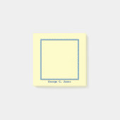 Gepersonaliseerde Blue Rope Lijst Square Post-it® Notes (Voorkant)