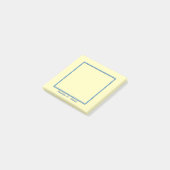 Gepersonaliseerde Blue Rope Lijst Square Post-it® Notes (Schuin)