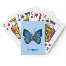 Gepersonaliseerde Blue Sapphire Peacock Royal Butt