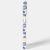 Gepersonaliseerde Blue Seashell Coastal Ocean Beac Case-Mate iPhone Case (Achterkant / Rechts)