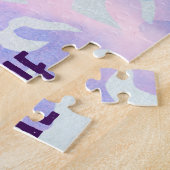 Gepersonaliseerde Blue Waterverf Zee en Delphine Legpuzzel (Zijkant)