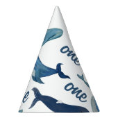 Gepersonaliseerde Blue Whale Ocean Zee thema party Feesthoedjes (Rechts)