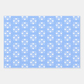 Gepersonaliseerde Blue XOXO paar bruiloft, Jubileu Inpakpapier Vel (Voorkant 2)