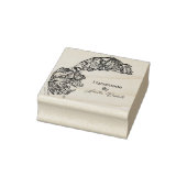 Gepersonaliseerde Bluebell Handgemaakt door Rubberstempel (Stempel)