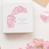 Gepersonaliseerde Bluebell Handgemaakt door Rubberstempel