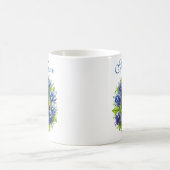 Gepersonaliseerde Bluebonnets Schattigee Cat Texaa Koffiemok (Center)