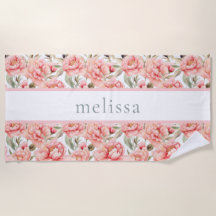 Gepersonaliseerde Blush Bloemen CottageCore