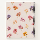 Gepersonaliseerde Blush en Lavendel Tuin Notitieboek (Achterkant)