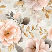 Gepersonaliseerde Blush Gold bruiloft servetten