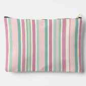 Gepersonaliseerde Blush Mint Pastel Strepen Etui (Achterkant)