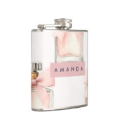 Gepersonaliseerde Blush Parfumfles Coquette Patroo Heupfles (Rechts)