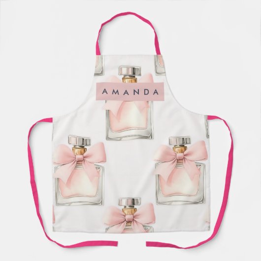 Gepersonaliseerde Blush Parfumfles Coquette Patroo Schort (Voorkant)