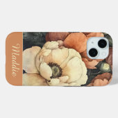 Gepersonaliseerde   Blush Pink Bloemen Case-Mate iPhone Case (Achterkant (horizontaal))