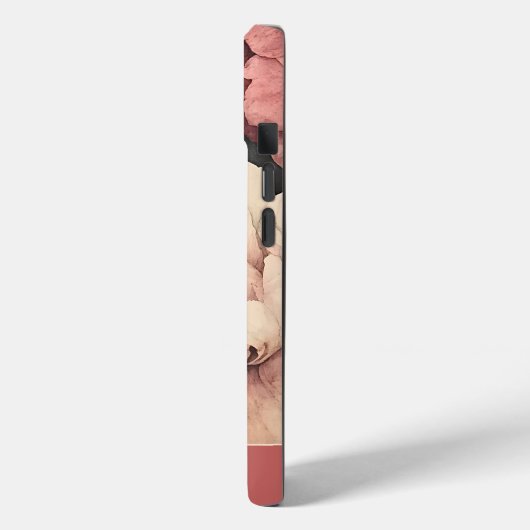 Gepersonaliseerde Blush Pink Bloemen Case-Mate iPhone Case (Achterkant / Links)
