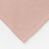 Gepersonaliseerde Blush Pink Cross Fleece Deken (Hoek)