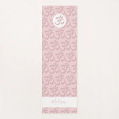 Gepersonaliseerde Blush Pink Yogamat (Voorkant)