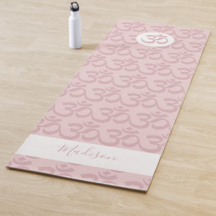 Gepersonaliseerde Blush Pink Yogamat