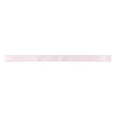 Gepersonaliseerde blush roze aangepaste naam tekst satijnen lint (Voorkant)