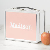 Gepersonaliseerde Blush Roze witte Kinderen (In situ)