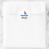 Gepersonaliseerde "Boat" Stickers (Tas)