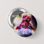 Gepersonaliseerde Bobslee Sport Foto Ronde Button 5,7 Cm (Voorkant /achterkant)