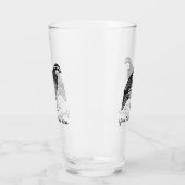 Gepersonaliseerde Bobwhite Quail Boerderij Glas (Links)