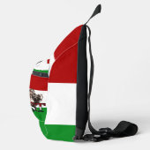 Gepersonaliseerde Boedapest Helden Hongaarse Vlag Sling Bag (Rechts)
