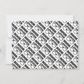 Gepersonaliseerde Boek Club Flat Note Kaart Notitiekaartje (Achterkant)