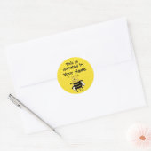 Gepersonaliseerde Boek Donatie Sticker Honeybee Cu (Envelop)