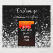 Gepersonaliseerde boek Launch Silver Sparkling Wijnetiket (Enkel label)