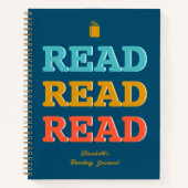 Gepersonaliseerde boek liefhebbers Lezen Journal (Voorkant)