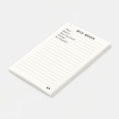 Gepersonaliseerde Boek Review 3M Post-it® Notes (Schuin)
