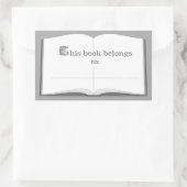 Gepersonaliseerde boek Stickers (dit boek behoort  (Tas)