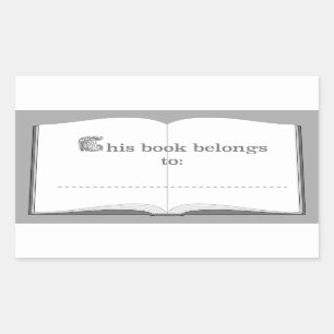 Gepersonaliseerde boek Stickers (dit boek behoort 