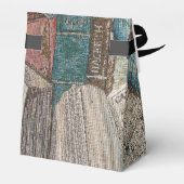 Gepersonaliseerde  boeken Achtergrond Favor Box Bedankdoosjes (Achterkant)