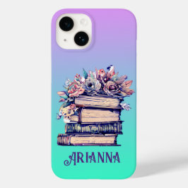 Gepersonaliseerde  boeken en Rozen Case-Mate iPhone 14 Hoesje