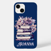 Gepersonaliseerde  boeken en Rozen Case-Mate iPhone Case (Achterkant)