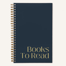 Gepersonaliseerde "Boeken om te lezen" Reading Jou Notitieboek