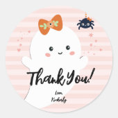 Gepersonaliseerde Boekendag Halloween Verjaardag D Ronde Sticker (Voorkant)